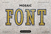 Mosaic Font, a Serif Font by Handmadefont (Thumbnail 1 of 10)