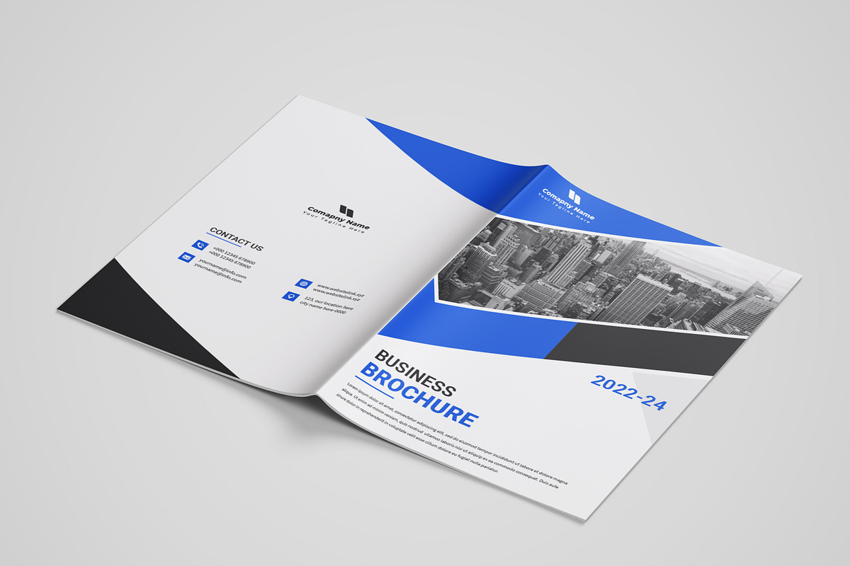 Corporate Business brochure template, a Brochure Template by Pixeness Studio (Photo 6 of 6)