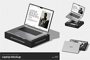 Laptop Mockup, a Wearable Device Mockup by Permadi Creative (Thumbnail 1 of 5)