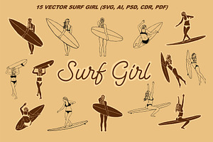 Surf Summer Girl Pack