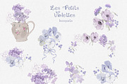 Purple Cottagecore Flowers PNG, a Decorative Illustration by whiteheartdesign (Thumbnail 6 of 17)