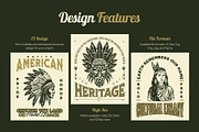 Native American Art Icon Set, a Person Illustration by Creative Stall (Thumbnail 2 of 9)