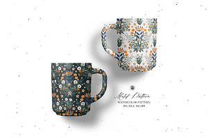 Motif Watercolor Pattern