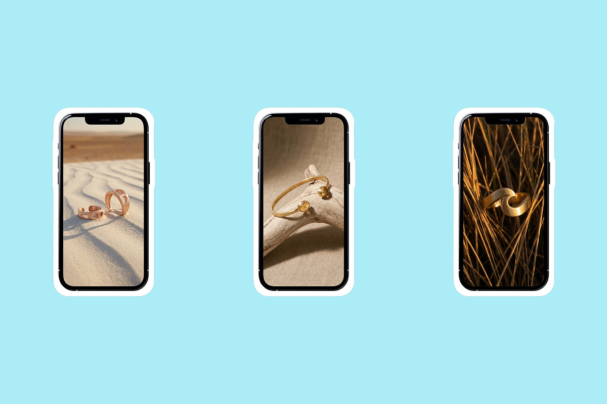 Golden Adornments, a Background Graphic by AI Petr Creative Agency (Photo 6 of 7)