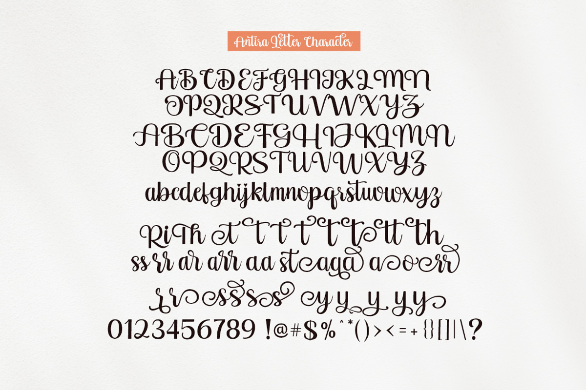 Antira Letter, a Script Font by Gatype (Photo 10 of 11)