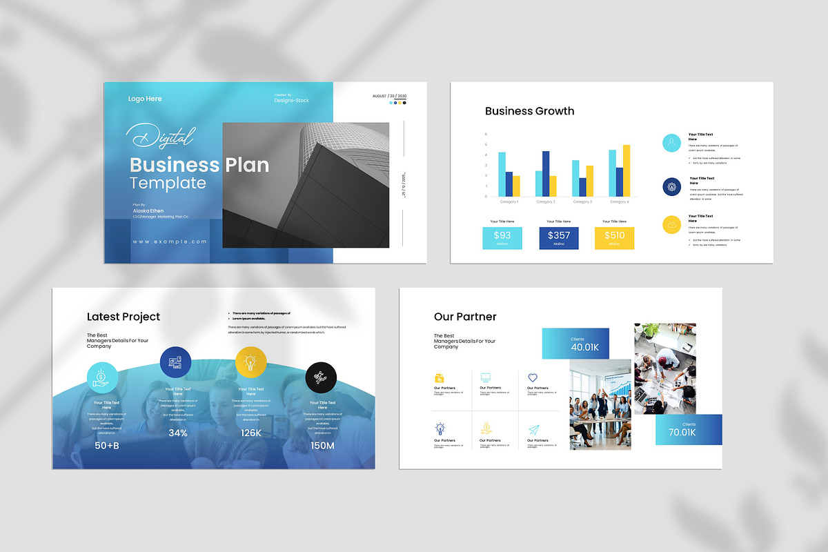 Digital Business Plan Presentation T, a Presentation Template by Creative-Work (Photo 2 of 8)