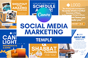 Temple Social Media Marketing CANVA, a Social Media Template by ShayMadeWhat (Thumbnail 1 of 3)