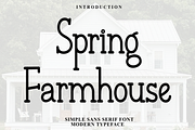 Spring Farmhouse, a Sans Serif Font by FreshTypeINK (Thumbnail 1 of 8)