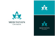 Yoga Meditation Chakra Reiki Logo, a Branding & Logo Template by ika trisiana (Thumbnail 1 of 2)