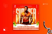 Orange Summer Flyer Canva Template, a Flyer Template by PeetalyStudioDesigns (Thumbnail 3 of 5)