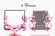 Watercolor Sakura blossom collection, an Object Graphic by Satika (Thumbnail 4 of 9)