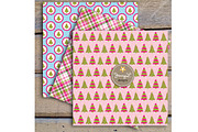 Christmas Trees Digital Papers, a Pattern Graphic by JennyL Designs (Thumbnail 2 of 3)