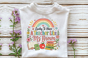 Rainbow Teacher Sublimation Design, a Seasonal Illustration by DreamPrint404 (Thumbnail 2 of 6)