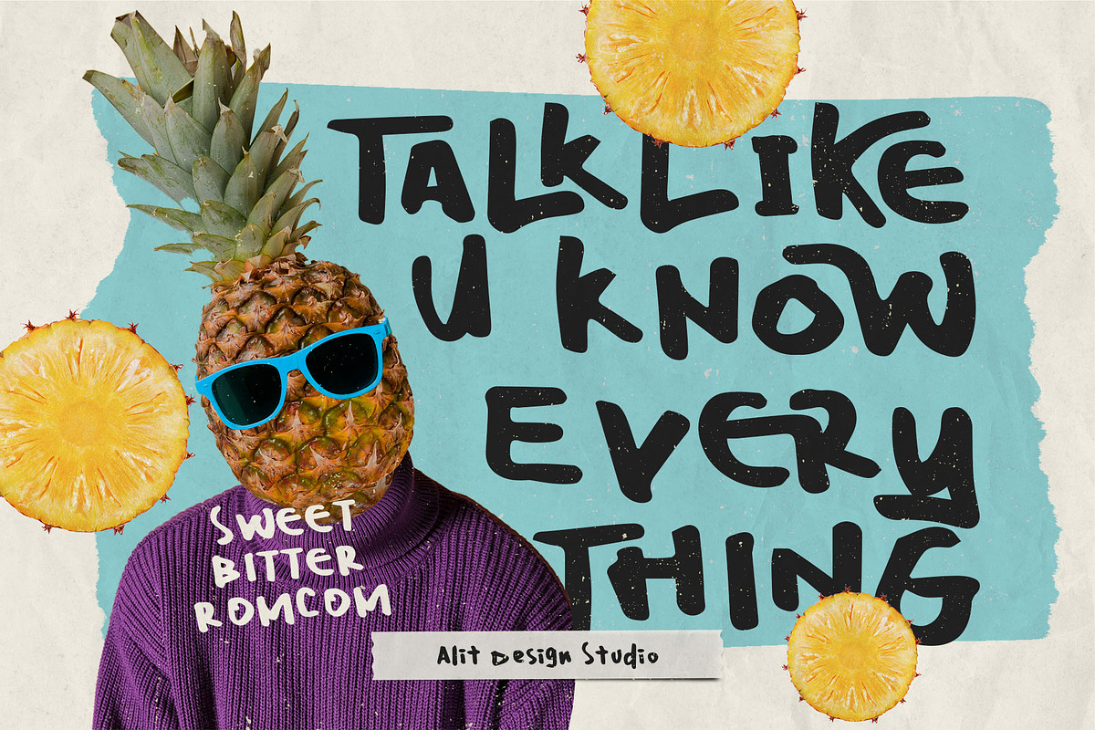 Pineapple Shadow Typeface, a Handwritten Font by alit design (Photo 7 of 15)