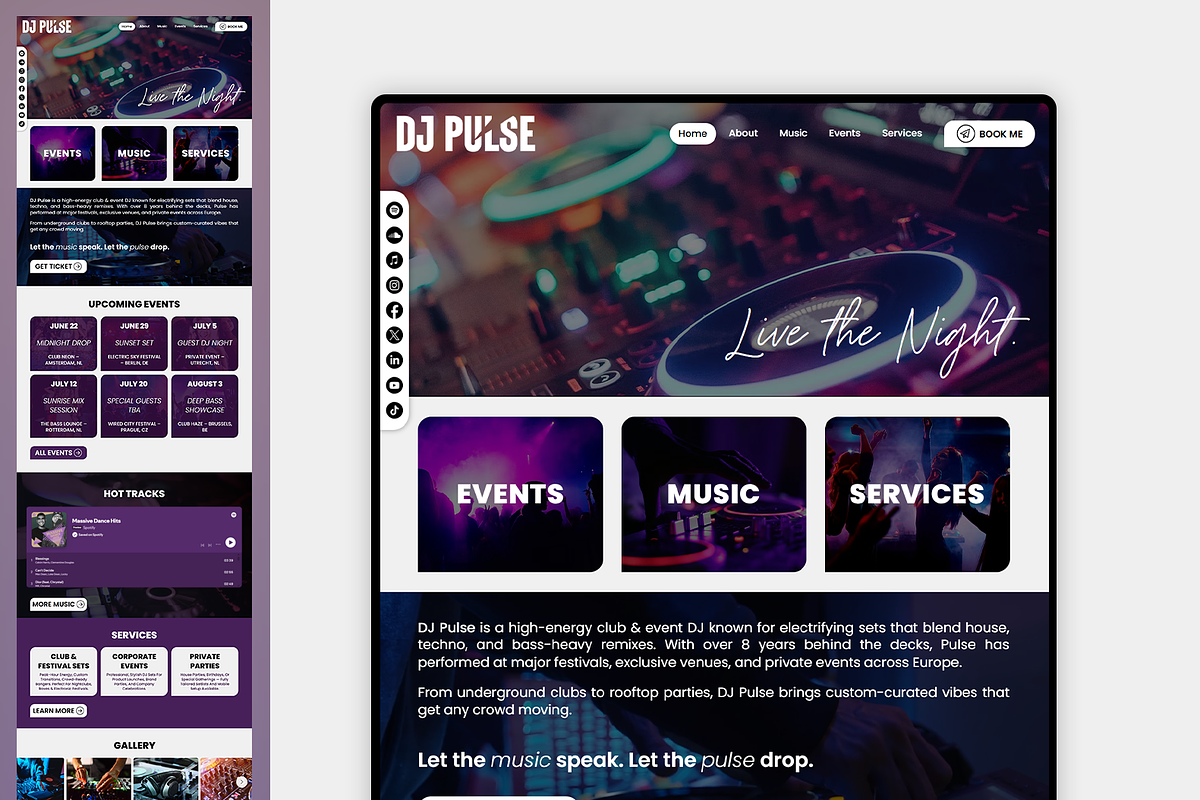 DJ & Disco Website Template, a Wix Template by Kitteeh (Photo 21 of 21)