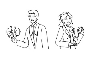 medicine urologist health vector, a Healthcare Illustration by pikepicture