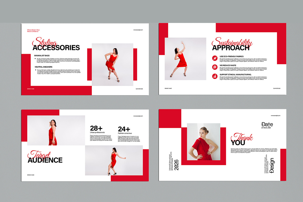 Fashion Presentation Template, a Presentation Template by MightyDesign (Photo 5 of 8)