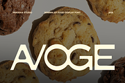Avoge - Food Display Font, a Sans Serif Font by Pandeka Studio (Thumbnail 1 of 9)
