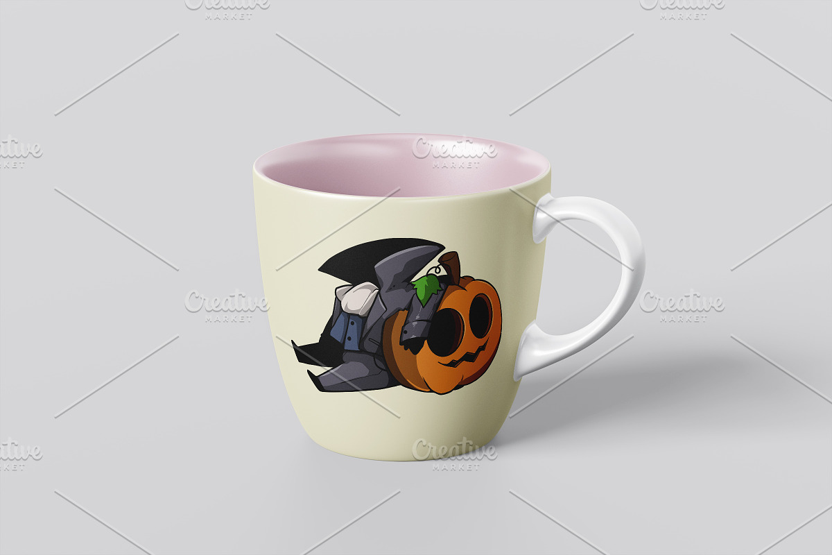 Halloween Pumpkin Man Chibi Anime, an Illustration by vectstudio (Photo 3 of 3)