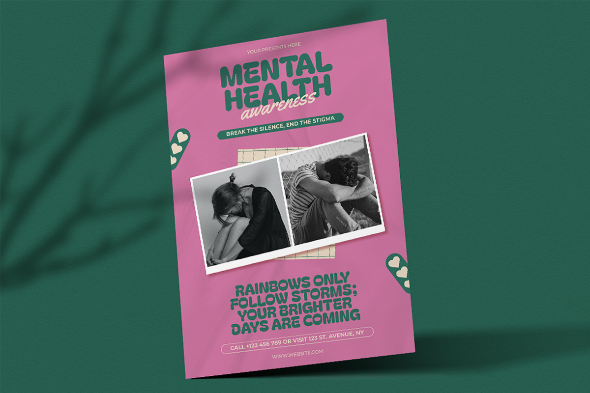 Redonan - Mental Health Awareness, a Flyer Template by Attype (Photo 2 of 4)