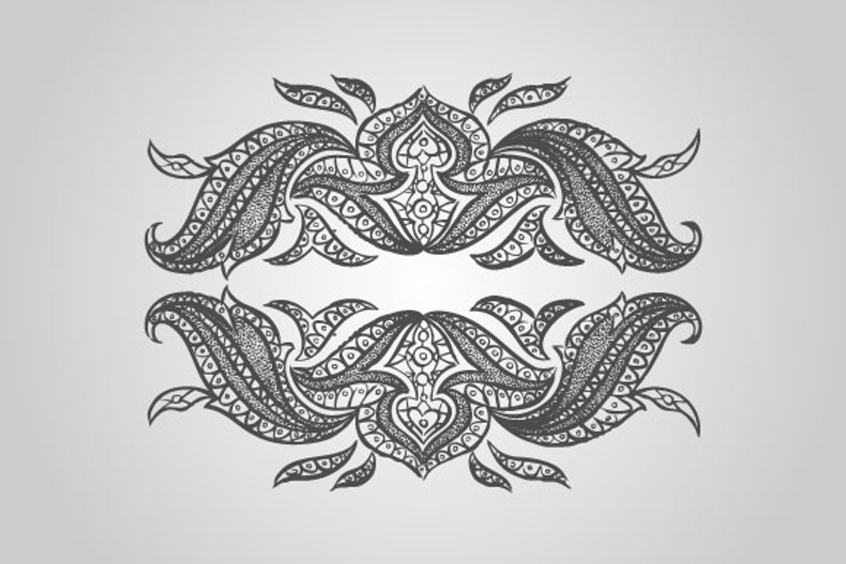 30 Henna/Mehndi Designs (Vector) preview 3
