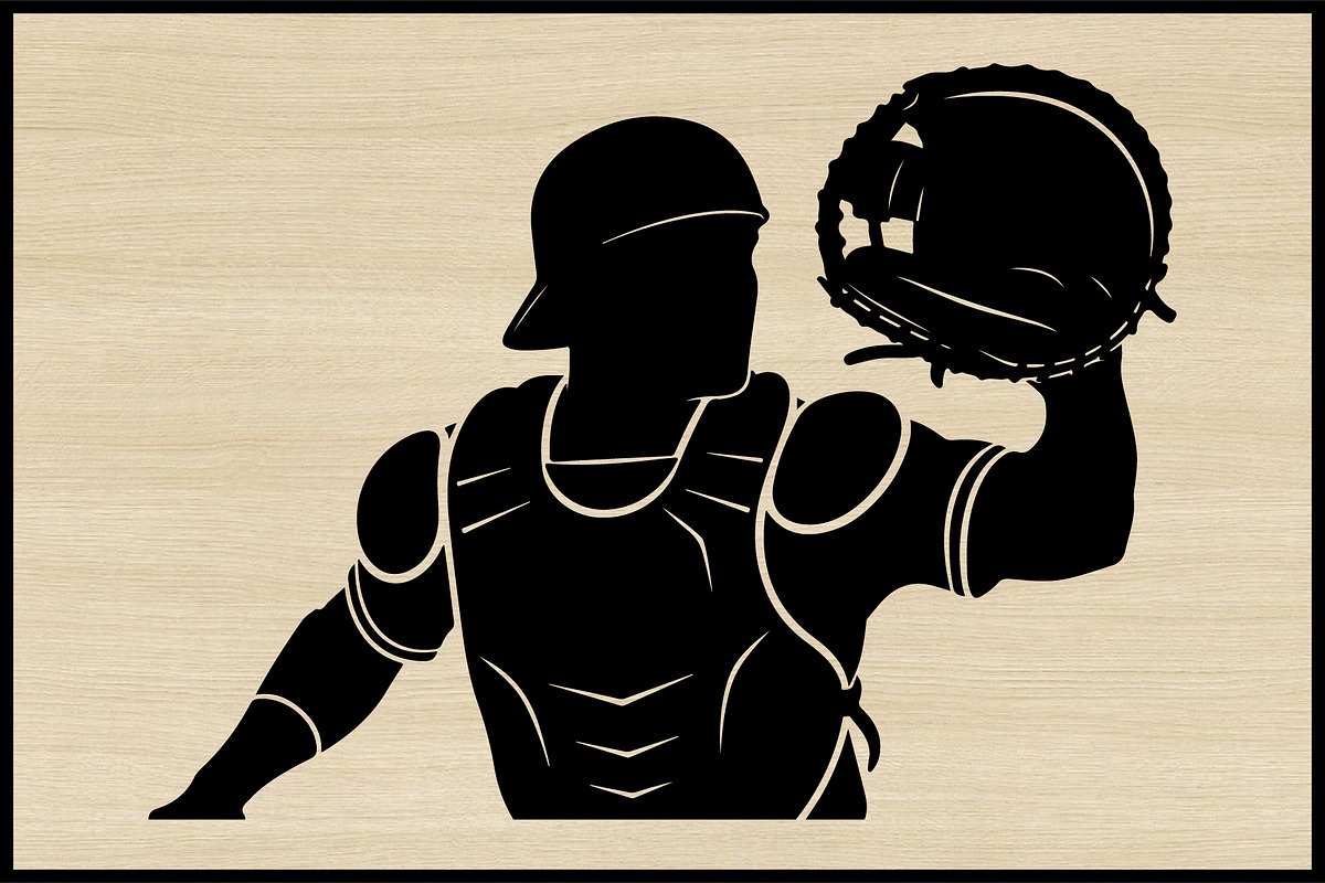 50 Baseball Silhouette Clipart Set, an Illustration by jahid234 (Photo 4 of 4)