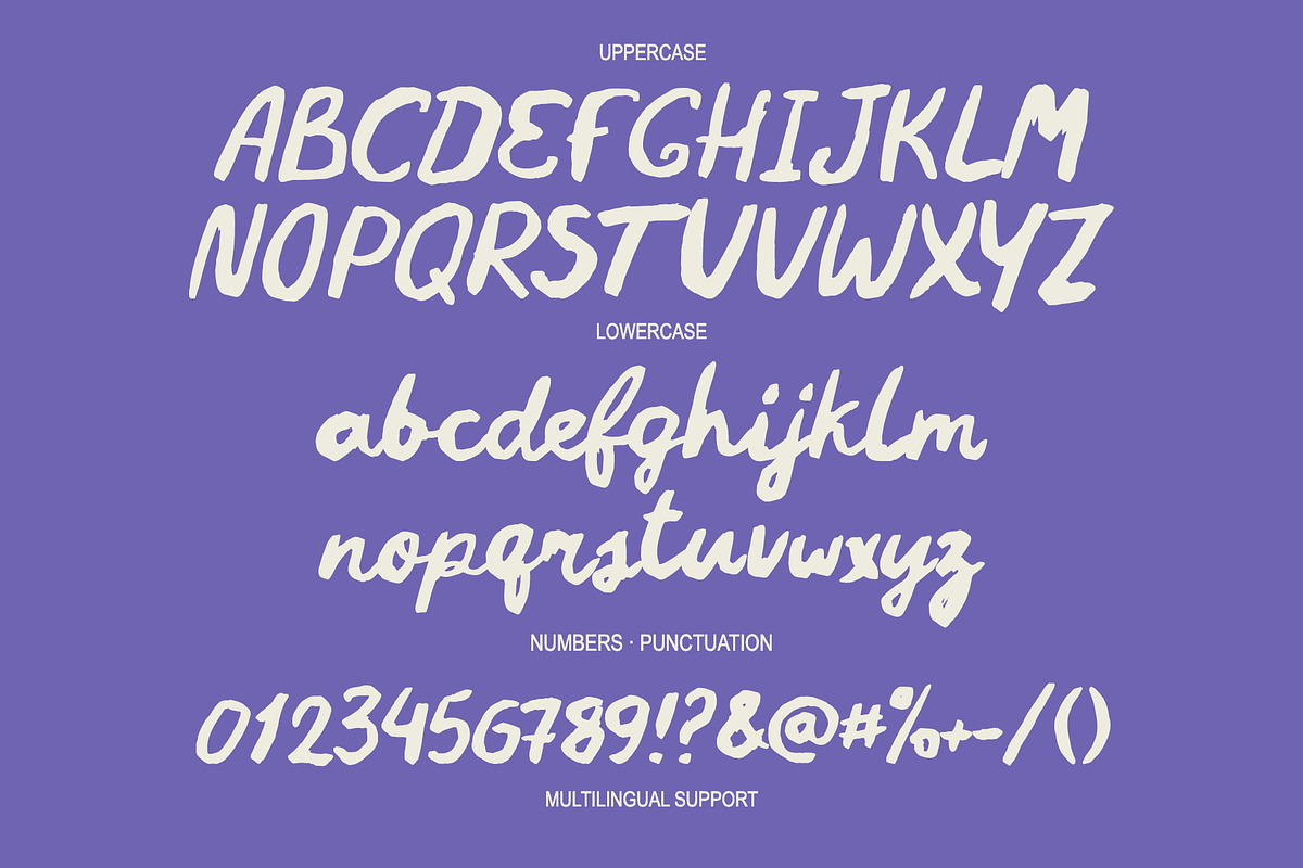 Sunday Draft - Hand Drawn Font, a Script Font by BilberryCreates (Photo 6 of 8)