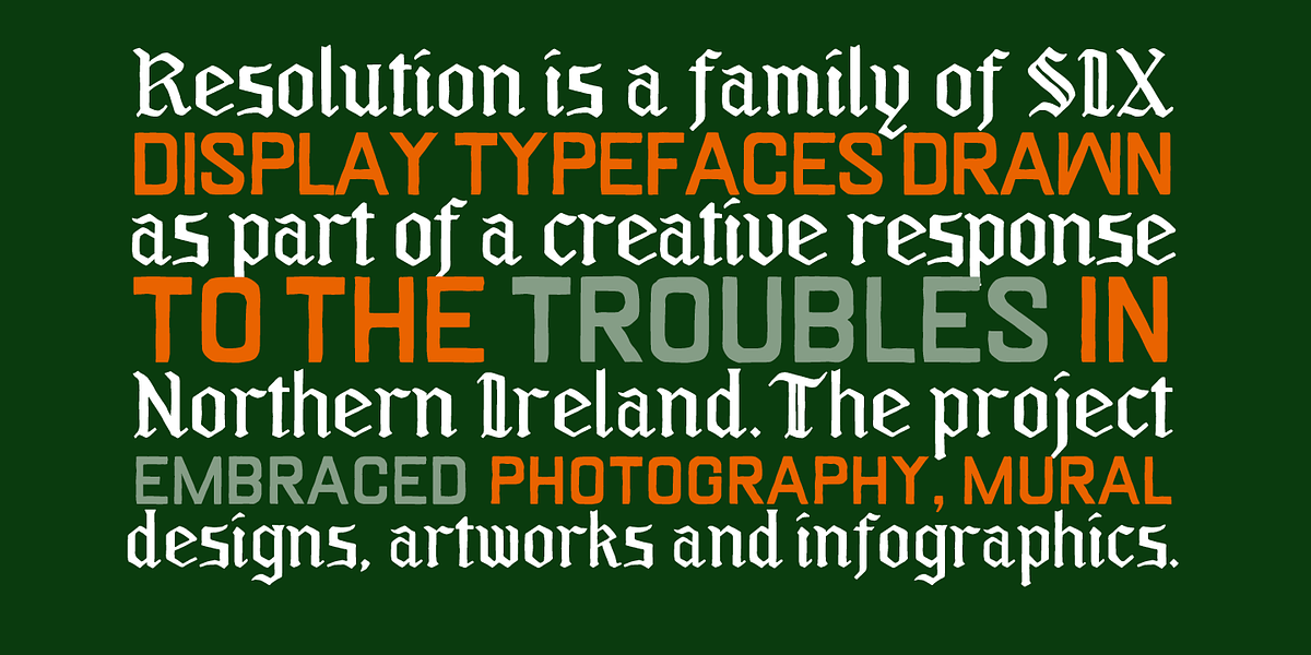 Resolution, a Handwritten Font by Barnbrook Fonts (Photo 2 of 10)