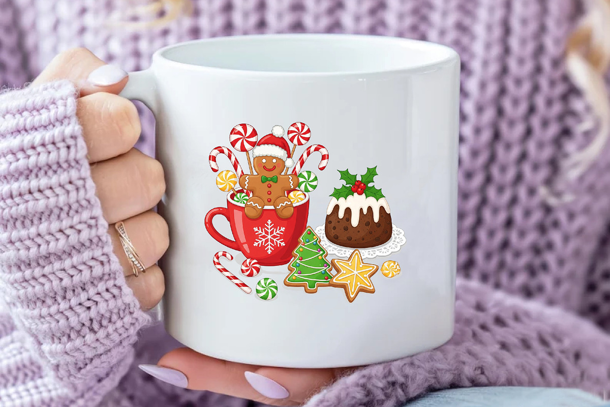 Sweet Christmas Cake PNG Sublimation, an Illustration by Daily.Designs (Photo 3 of 5)