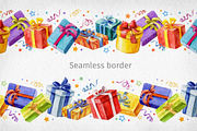 Watercolor gifts collection., a Texture Illustration by LeiaSW (Thumbnail 4 of 6)