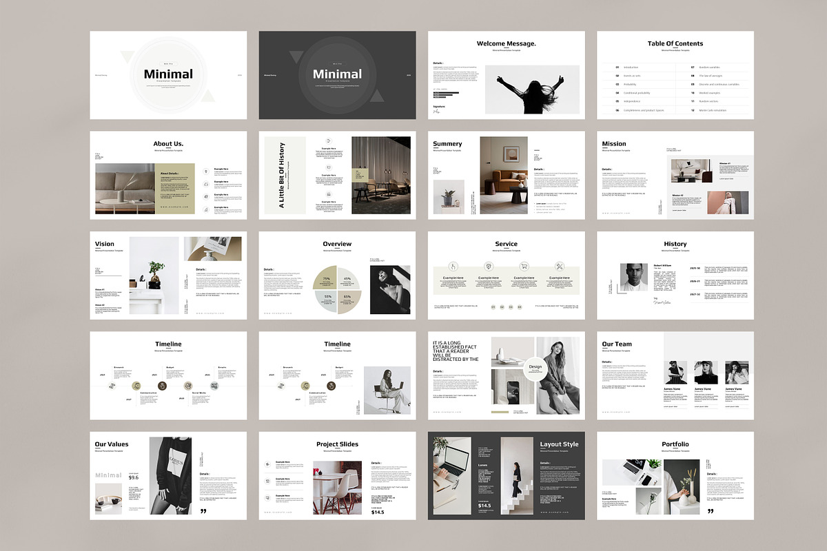 Minimal Presentation Template, a Presentation Template by PrintIdea (Photo 9 of 10)