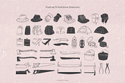 Hand Drawn Camping Illustrations, an Object Illustration by Seaquint (Thumbnail 4 of 5)