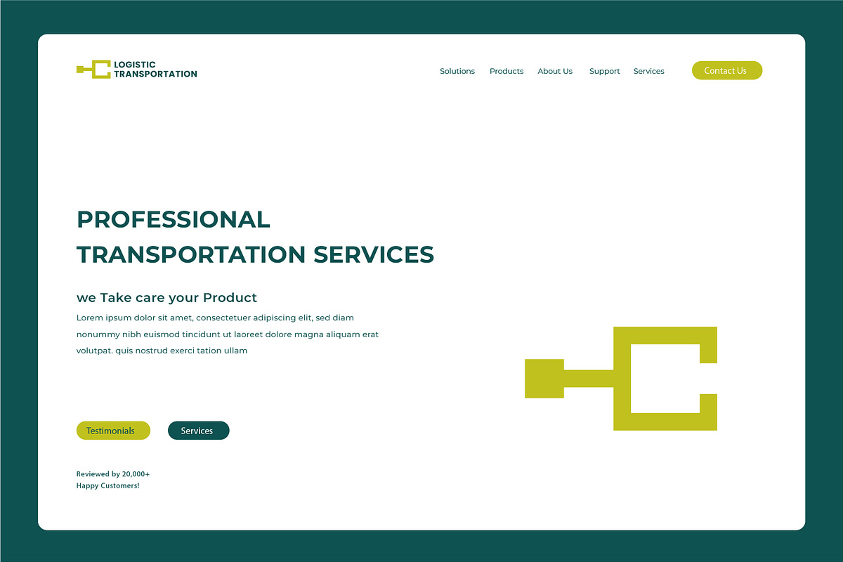 Logistic, Cargo, Transport, Shipping, a Branding & Logo Template by MD Foysal Hossain (Photo 4 of 7)