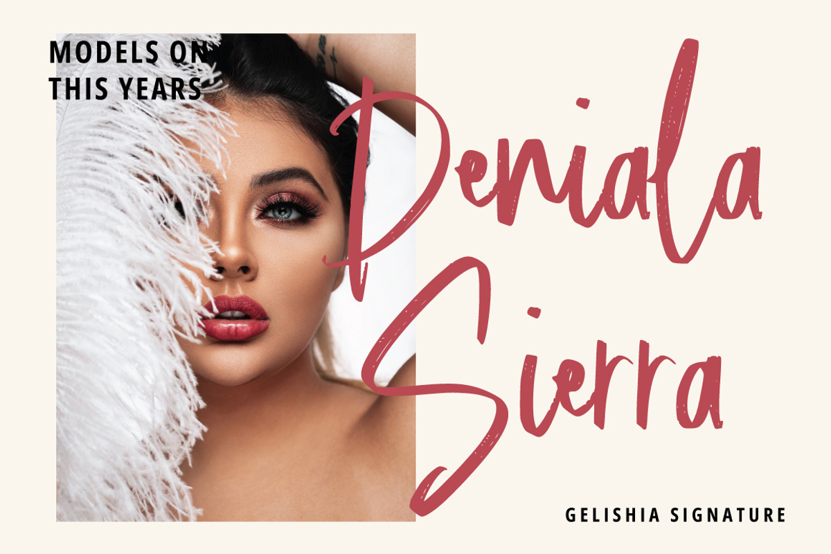 Gelishia - Signature Brush, a Handwritten Font by tebaltipislab (Photo 8 of 9)