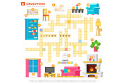 6 Crosswords - Learn English words, an Object Graphic by Bezvershenko (Thumbnail 7 of 8)
