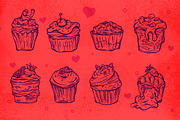 Cupcake Collection, a Decorative Illustration by melissadn (Thumbnail 3 of 5)
