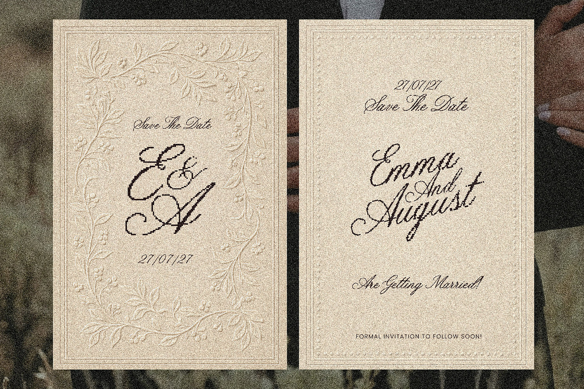 Jane Eyre - Pixel Script Font, a Script Font by AndrewPixelType (Photo 2 of 11)