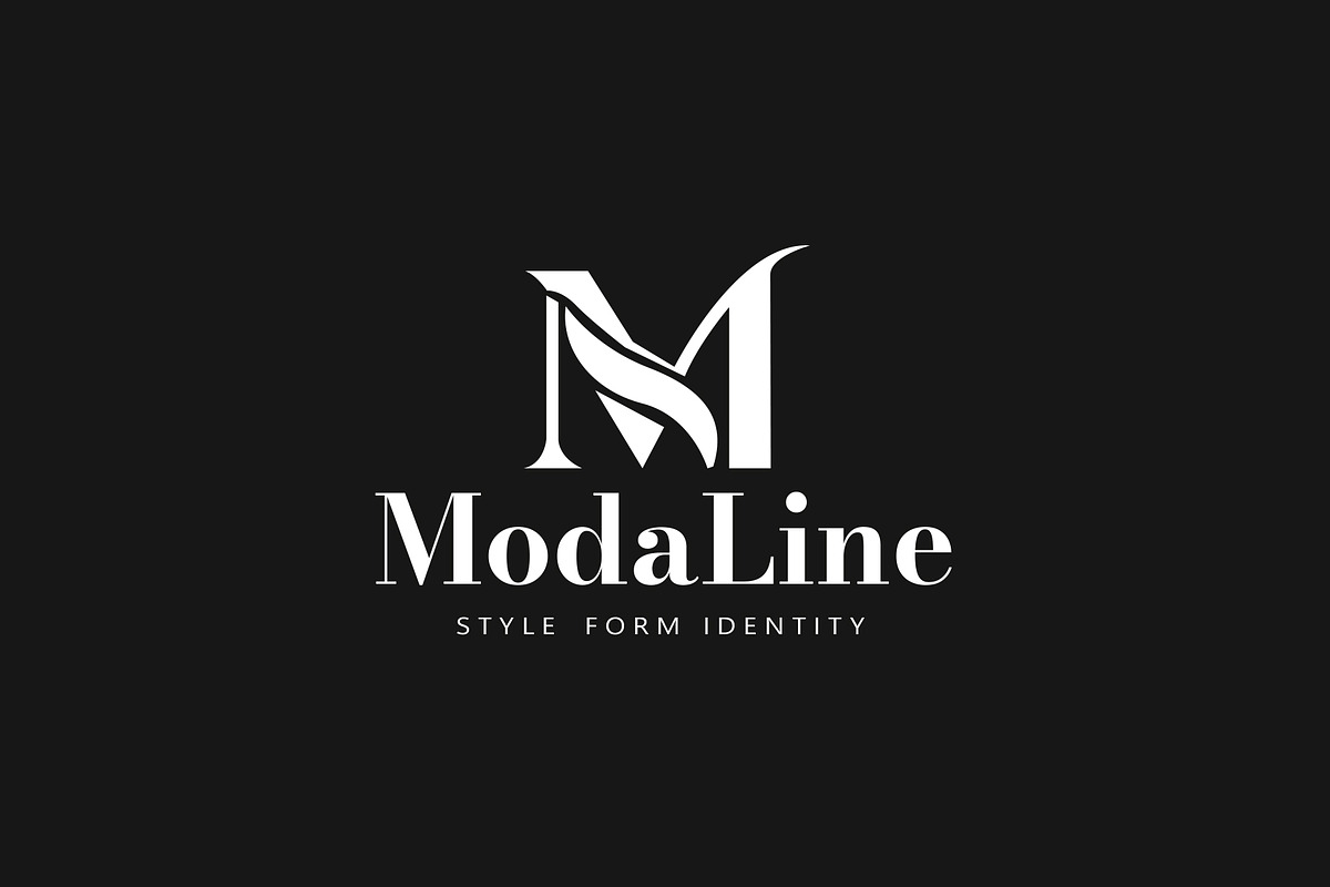 ModaLine Fashion Logo Template, a Branding & Logo Template by SANB (Photo 2 of 3)
