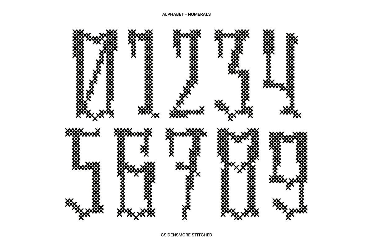 CS Densmore Stitched, a Sans Serif Font by Craft Supply Co. (Photo 4 of 8)