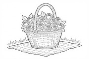 Floral Bouquet Line Art Set, an Illustration by BIPLOB EXPERT (Thumbnail 6 of 9)