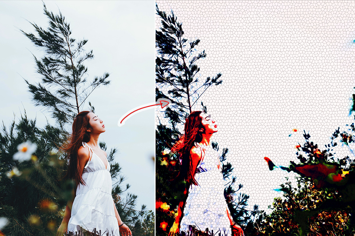 (50% OFF) Pixelate Oil Paint Action, an Action Add-On by Linspace (Photo 10 of 10)
