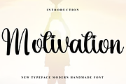Motivation, a Handwritten Font by FreshTypeINK (Thumbnail 1 of 6)