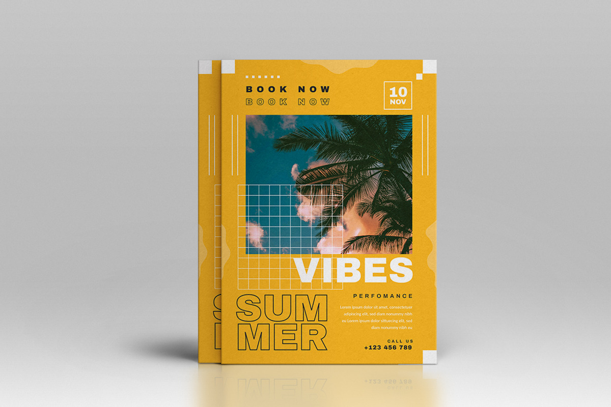 Summer Party Instagram Post Flyer, a Flyer Template by Tokosatsu (Photo 3 of 4)