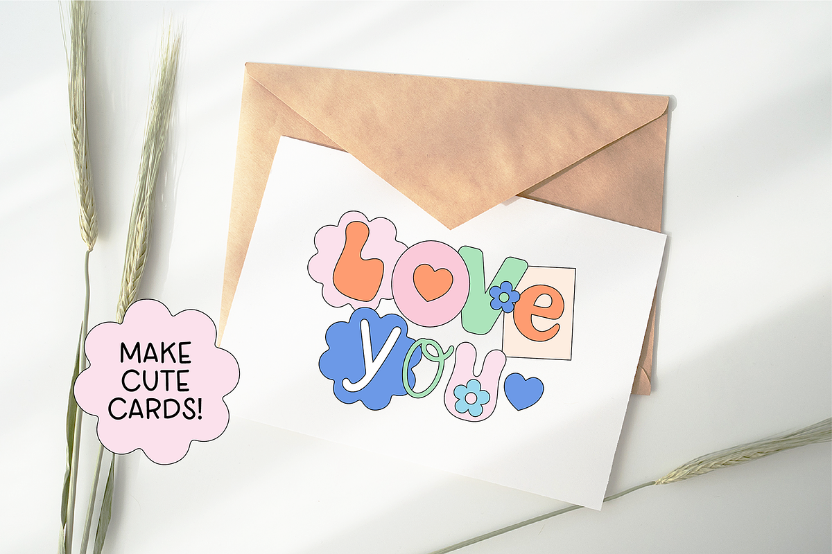 HAPPY RANSOM Boho Floral Cutout Font, a Handwritten Font by Blush Font Co. (Photo 10 of 13)