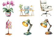 Watercolor Lady Boss Clipart, an Illustration by Designking (Thumbnail 2 of 5)