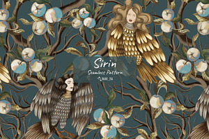 Sirin, a Pattern Graphic by Andre_Eva