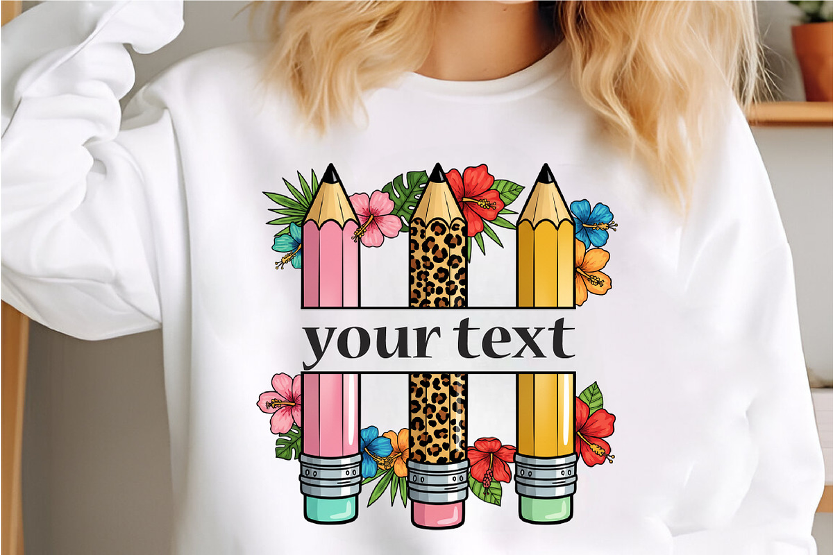 Personalized pencils with leopard pn, an Illustration by Libby Wishes (Photo 4 of 6)