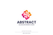 Gradient Modern Abstract Knot Logo, a Branding & Logo Template by Artnivora.Std (Thumbnail 1 of 4)