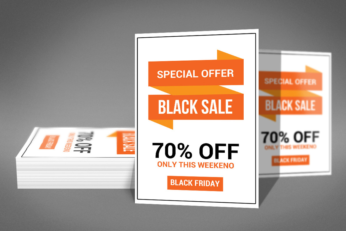 Black Friday Sale Flyer, a Flyer Template by graphicforest (Photo 2 of 4)