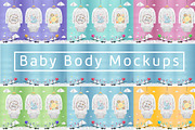 Baby Body Mockups, psd, jpg, a Product Mockup by Milan Mockup (Thumbnail 1 of 6)
